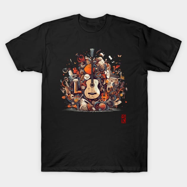 Love for music T-Shirt by siriusreno